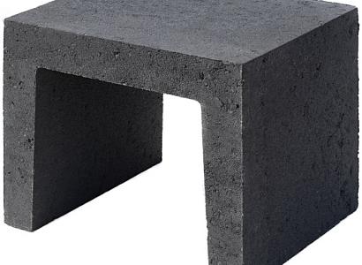 U-element 40x40x50 cm antraciet