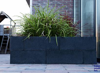 Linea 15x15x60 cm antraciet