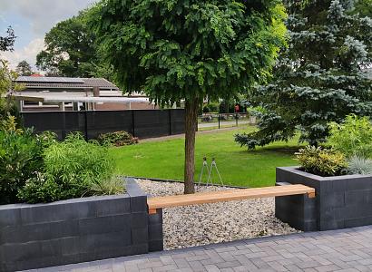 Linea 15x15x60 cm antraciet