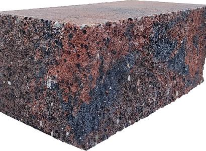 Splitrock hoekstuk 29x13x11 cm oud sneek