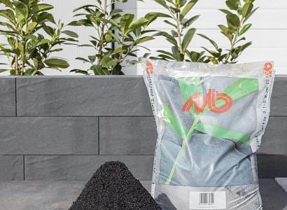 Zilverzand black sparkle 0,1-0,8 mm zakgoed 20 kg