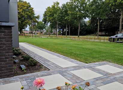 Design square 60x60x4 cm grey