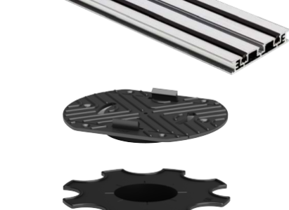 Comfort bovenplaat C-clip voor structusol profiel