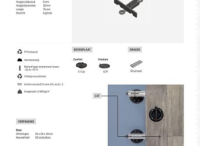 Structusol voegstuk C3T halfsteensverband voeg 3 mm