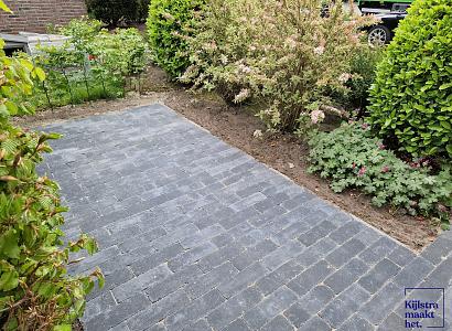 Stonique trommel longstone 7 cm antraciet