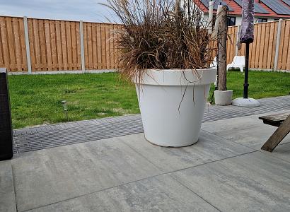 Patio square 90x90x6 cm concrete