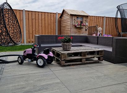 Patio square 90x90x6 cm concrete