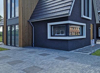 Patio dikformaat XL 28x7x8 cm nero/grey