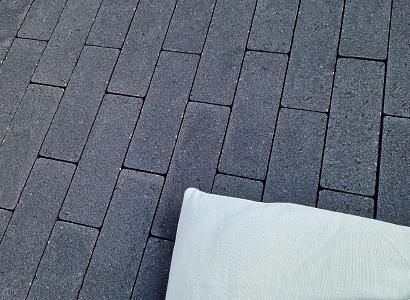 Dikformaat strak 21x7x8 cm antraciet komo