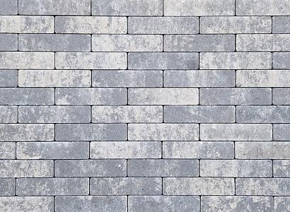 Waalformaat strak 20x5x6 cm grijs/zwart komo