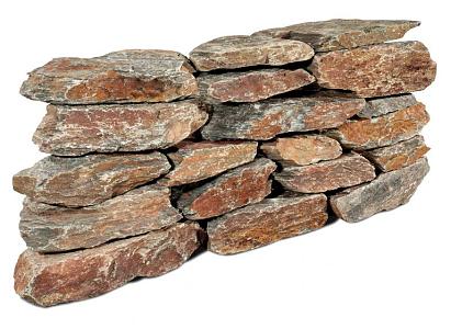 Moellons Violetto voor schoon metselwerk 20-60x5-25x17-22 cm, één rechte natuurlijke zijde