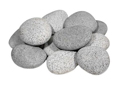 Beach Pebbles light grey 3-6 cm (20kg zak)