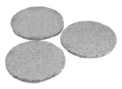 Stapsteen Basic Tibet Asian White G603 40 cm 3 cm dik, gevlamd en getrommeld