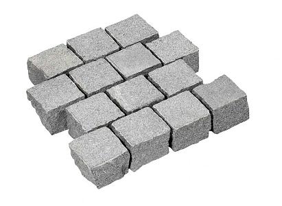 Kinderkoppen Tibet Dark Grey G654 10x10x8 cm gevlamd, dikte gezaagd, kanten gekloofd