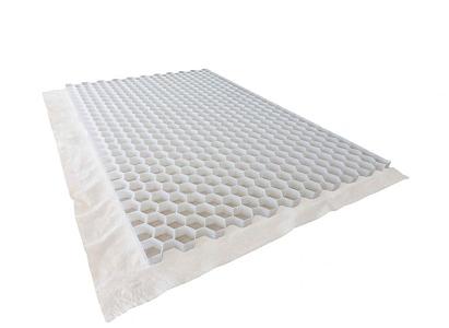 Nidagravel Grit panel 240x120x4 cm WHITE (enkel op bestelling leverbaar)