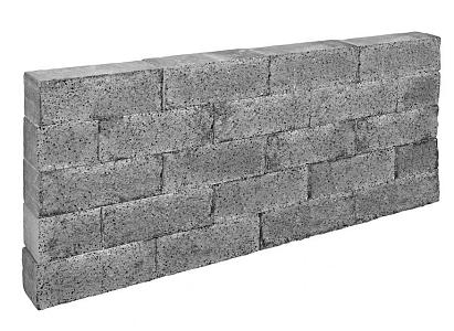 Splitted Rock 32x13x11 cm Grey/Black 2.0 ongetrommeld (128 stuks per pallet)