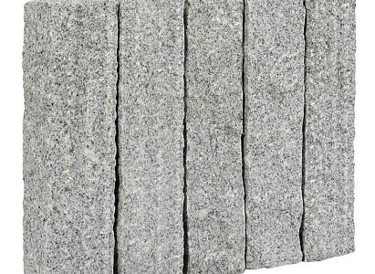 Palissade Tibet Asian White G603 50x12x12 cm rondom pineappled, zonder facet