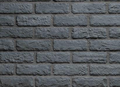 Pareti Naturali Brick London wall Black 21x6,5x2 cm (doos à ca. 0,5 m2)