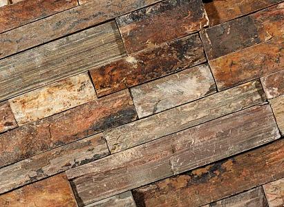 Stone Panels Rusty Slate 60x15x1,5-2,5 cm (doos à 0,45 m2)