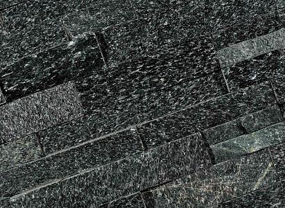 Stone Panels Black Quarzite 60x15x1,5-2,5 cm (doos à 0,45 m2)