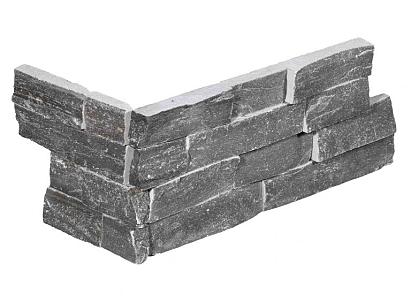 Stone Panels Grey Quarzite (40+20)x15x1,5-2,5 cm (1 hoek=1 set)