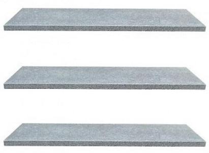 Vijverrand 100x20x3 cm Dark Grey (6 zijdes verzoet, 8 facetranden)