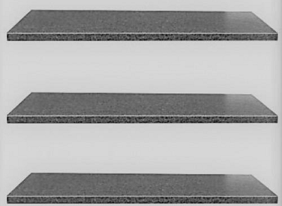 Vijverrand 100x20x3 cm Black (6 zijdes verzoet, 8 facetranden)