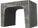U-element 40x40x50 cm Antraciet