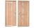 Douglas dichte enkele deur 90x201 cm. linksdraaiend. verzinkte hengen. RVS beslag. onbehandeld.