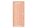 Douglas dichte enkele deur 90x201 cm. linksdraaiend. verzinkte hengen. RVS beslag. onbehandeld.