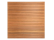 Hardhouten enkelzijdig geschaafd latten scherm, recht horizontaal, 180 x 180 cm