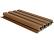 Gevelbekleding castellation PRO35 | 3,3 x 21,5 x 390 cm | Red Cedar.