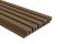 Gevelbekleding composiet castellation 25 profiel, 2,5 x 19,6 x 290 cm | Teak.