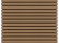 Gevelbekleding composiet castellation 25 profiel, 2,5 x 19,6 x 290 cm | Teak.