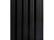 Gevelbekleding composiet castellation 25 profiel, 2,5 x 19,6 x 290 cm | Ebony zwart burned look.