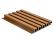 Gvelbekleding composiet castellation 25 profiel, 2,5 x 19,6 x 290 cm | Red Cedar.