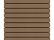 Gevelbekleding castellation 50 profiel, 2,5 x 19,6 x 290 cm | Teak.