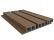 NewTechWood HKC co-extrusie wand bekleding castellation 50 profiel, 2,5 x 19,6 x 290 cm, Teak.
