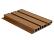 NewTechWood HKC co-extrusie wand bekleding castellation 50 profiel, 2,5 x 19,6 x 290 cm, Red Cedar.