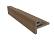 Eindprofiel castellation t.b.v. gevelbekleding, 7 x 5 x 300 cm | Teak.