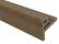 Eindprofiel castellation t.b.v. gevelbekleding, 7 x 5 x 300 cm | Teak.