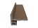 Eindprofiel castellation t.b.v. gevelbekleding, 7 x 5 x 300 cm | Teak.