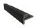 Eindprofiel castellation t.b.v. gevelbekleding, 7 x 5 x 300 cm | Ebony zwart.