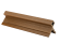 NewTechWood HKC co-extrusie hoekprofiel castellation t.b.v. wand bekleding, 7 x 8 x 300 cm, Red Ceda