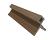 NewTechWood HKC co-extrusie hoekprofiel castellation t.b.v. wand bekleding, 7 x 8 x 300 cm, Teak.