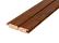 Douglas Rhombus dubbel profiel 2,7 x 14 x 224 cm- bruin - dubbelzijdig - werkende breedte 13,3 cm