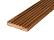 Douglas vlonderplank 2,8 x 14,5 x 400 cm BRUIN - 1 zijde profiel, 1 zijde glad
