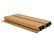 NewTechWood HKC co-extrusie Castellation PRO65 gevelbekleding, 3,3 x 18 x 290 cm, Red Cedar.