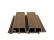 NewTechWood HKC co-extrusie Castellation PRO65 gevelbekleding, 3,3 x 18 x 290 cm, Teak.
