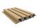Gevelbekleding castellation PRO35 | 3,3 x 21,5 x 230 cm | Red Cedar